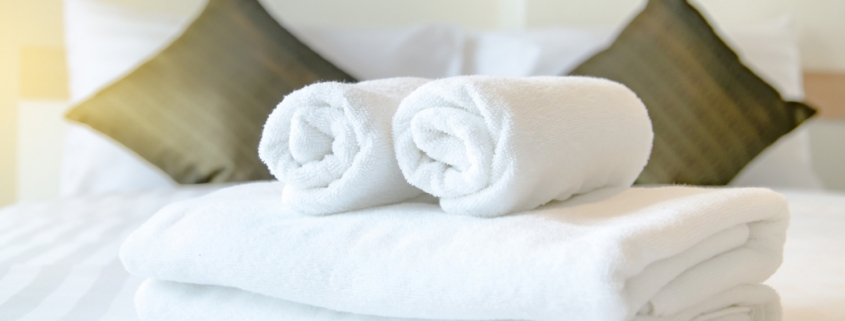 Towel in Hotel Room, Welcome guests, Room service