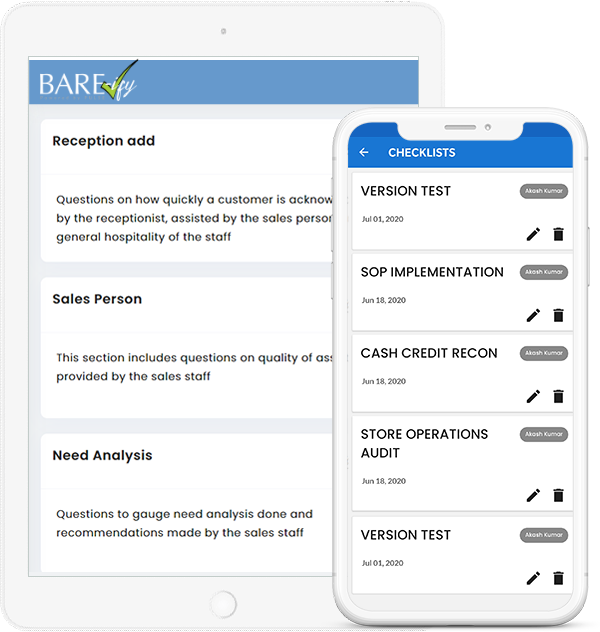 BARE/ify Checklist