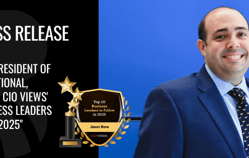 Jason Bare, President of BARE International, recognized by CIO Views as one of the “Top 10 Business Leaders to Follow in 2025.”