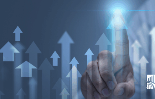 Illustration showing business growth driven by mystery shopping insights and improved customer experience execution.